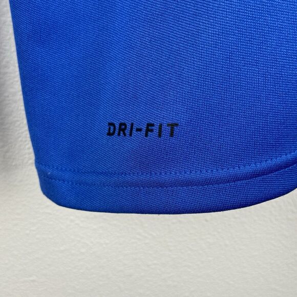 Nike Golf Dri-Fit 1/4 Zip Long Sleeve Pullover Men’s Large Blue 2018 Ryder Cup - Picture 3 of 9